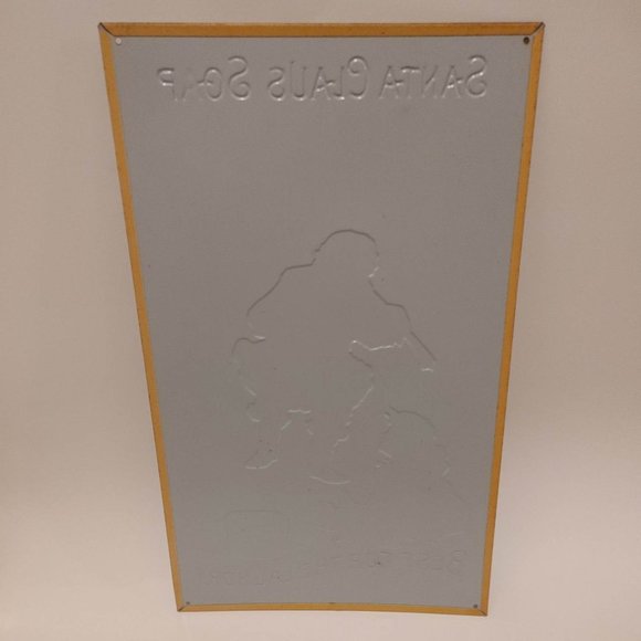 Santa Claus Soap Metal Sign Ad NK. Fairbank Company AAA Sign Co. Retro Repro - Picture 5 of 5